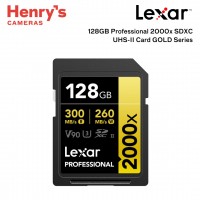 Lexar Professional 128GB 2000X SDHC/SDXC UHS-II V90 300/260 mb/s
